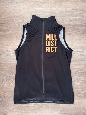 Velocio Mill District Women's Black Cycling Vest sz S